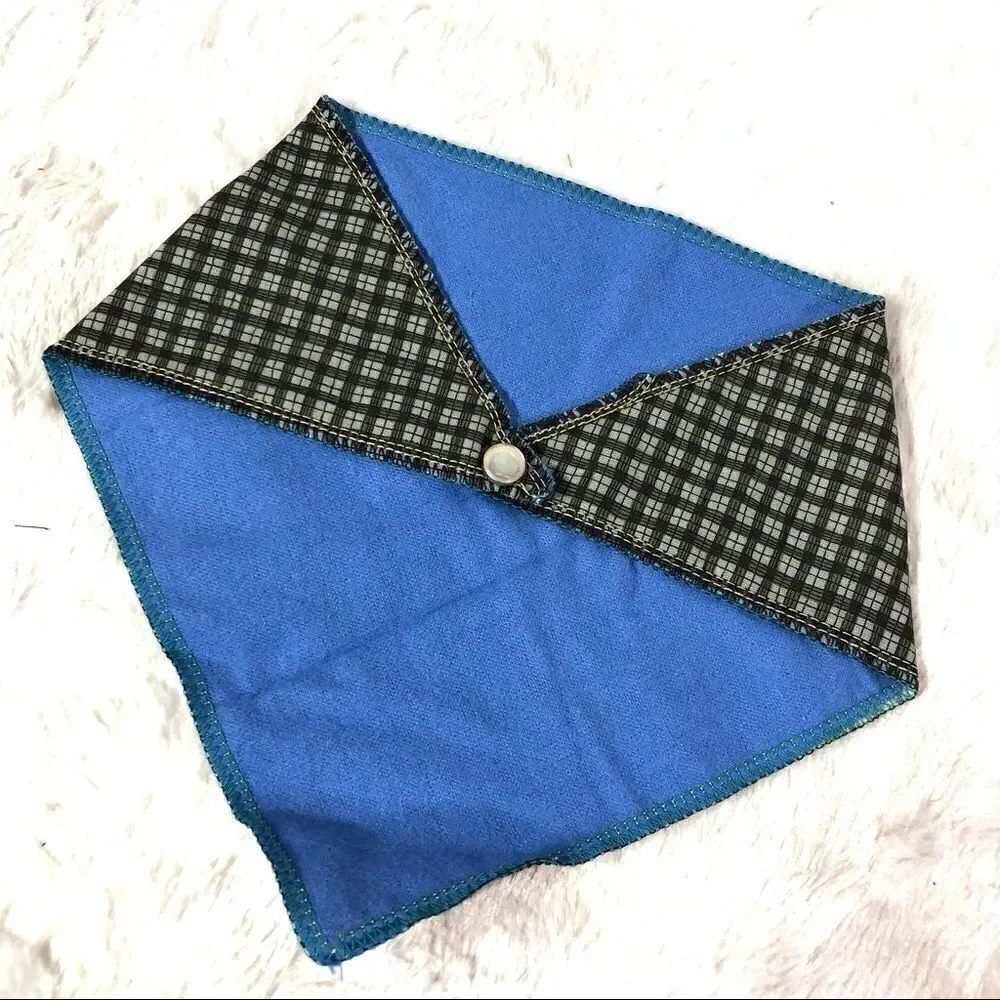 Pet bandana scarf dog tie & snap NEW